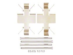 Dynamic Friction Premium Disc Brake Hardware Kit; Front (19-26 Silverado 1500 w/ 4-Piston Calipers)