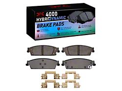 Dynamic Friction 4000 HybriDynamic Hybrid Ceramic/Semi-Metallic Brake Pads with Hardware Kit; Rear Pair (07-20 Tahoe)