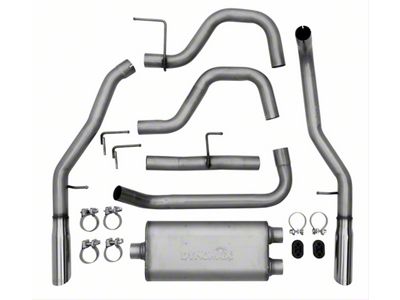 Dynomax Ultra Flo Welded Dual Exhaust System with Polished Tips; Rear Exit (05-08 4.2L F-150)