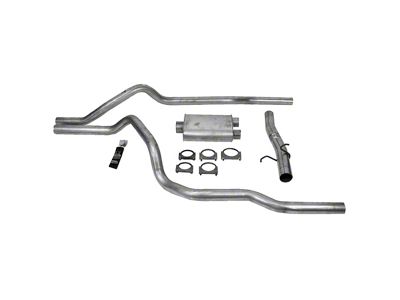 Dynomax Super Turbo Dual Exhaust System; Rear Exit (06-08 4.7L RAM 1500)