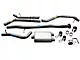 Dynomax Ultra Flo Welded Dual Exhaust System with Polished Tips; Rear Exit (07-08 5.3L Silverado 1500)