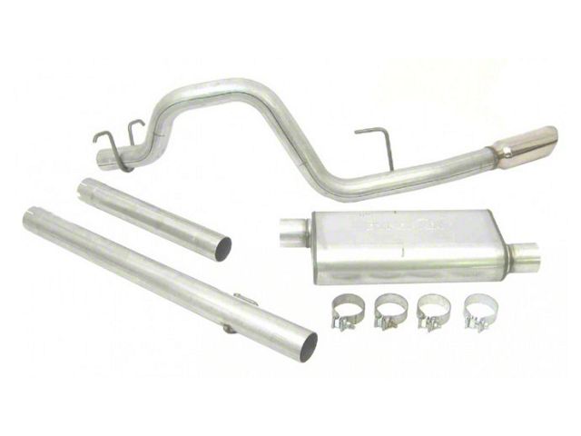 Dynomax Ultra Flo Welded Single Exhaust System with Polished Tip; Side Exit (03-09 5.7L RAM 2500)