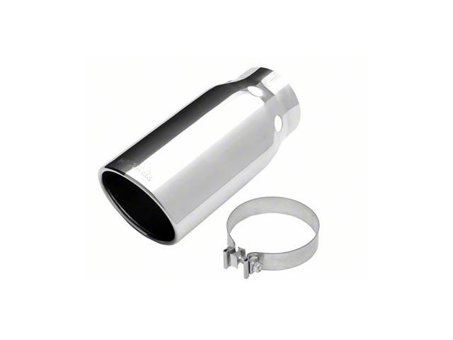 Dynomax DPF Cooling Exhaust Tip; 6-Inch; Polished (Fits 5-Inch Tailpipe)