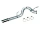 Dynomax Performance Single Exhaust System with Polished Tip; Side Exit (17-22 6.7L Powerstroke F-250 Super Duty)