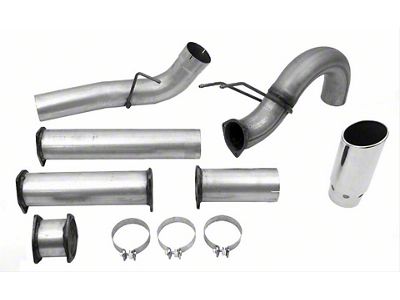 Dynomax DPF-Back Single Exhaust System with Polished Tip; Side Exit (11-14 6.7L Powerstroke F-350 Super Duty)