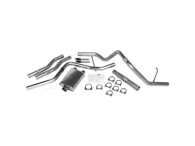 Dynomax Super Turbo Dual Exhaust System; Rear Exit (84-01 5.9L RAM 1500)