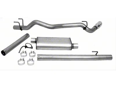Dynomax Ultra Flo Welded Single Exhaust System with Polished Tip; Side Exit (09-12 5.7L RAM 1500)