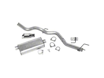Dynomax Ultra Flo Welded Single Exhaust System with Polished Tip; Side Exit (02-05 3.7L RAM 1500)