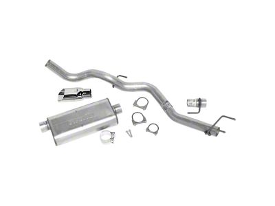 Dynomax Ultra Flo Welded Single Exhaust System with Polished Tip; Side Exit (02-03 5.9L RAM 1500)