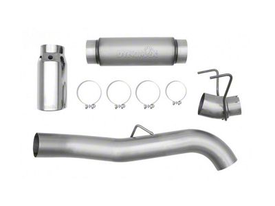 Dynomax DPF-Back Single Exhaust System with Polished Tip; Side Exit (07-12 6.7L RAM 2500)