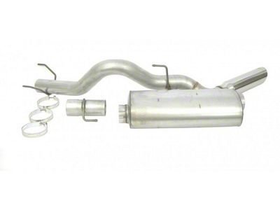 Dynomax Ultra Flo Welded Single Exhaust System with Polished Tip; Side Exit (04-07 5.9L RAM 3500)