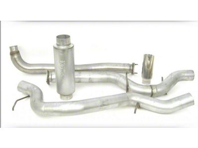Dynomax Ultra Flo Welded Single Exhaust System with Polished Tip; Side Exit (01-06 6.6L Duramax Silverado 2500 HD)