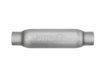 Dynomax Race Series Bullet Muffler; 2.50-Inch Inlet/2.50-Inch Outlet (Universal; Some Adaptation May Be Required)