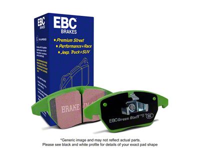 EBC Brakes Greenstuff 6000 Elite Truck and SUV Organic Brake Pads; Front Pair (15-20 Colorado)