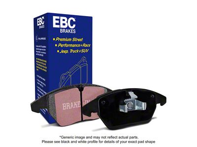 EBC Brakes Ultimax OEM Plus Organic Brake Pads; Front Pair (15-20 Colorado)