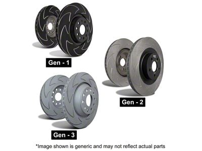 EBC Brakes BSD Slotted 5-Lug Rotors; Rear Pair (Late 00-03 F-150 Lightning)