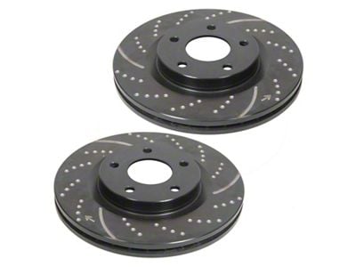 EBC Brakes GD Sport Slotted 7-Lug Rotors; Front Pair (04-08 4WD F-150)