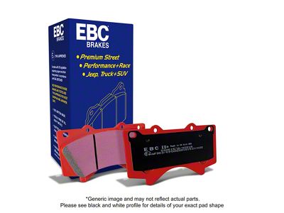 EBC Brakes Orangestuff Extra Duty Carbon Granular Brake Pads; Front Pair (97-03 5-Lug F-150, Excluding Lightning)