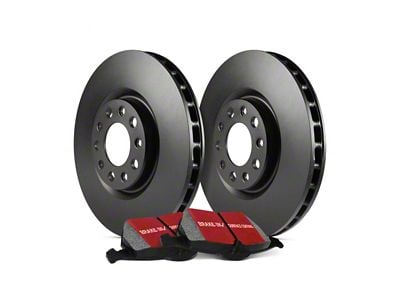 EBC Brakes Stage 1 Ultimax 5-Lug Brake Rotor and Pad Kit; Front (97-00 Early 2WD F-150 w/ 4-Wheel ABS, Excluding Lightning)