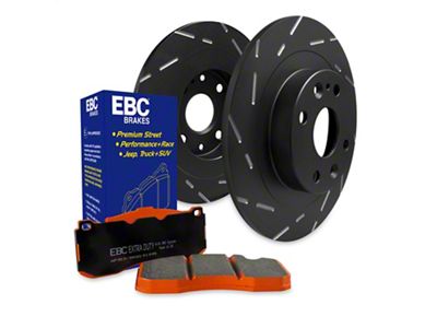 EBC Brakes Stage 15 Orangestuff 7-Lug Brake Rotor and Pad Kit; Rear (04-11 F-150)