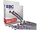 EBC Brakes Stainless Braided Brake Lines; Front and Rear; 4-Inch Extension (10-11 F-150 Raptor)