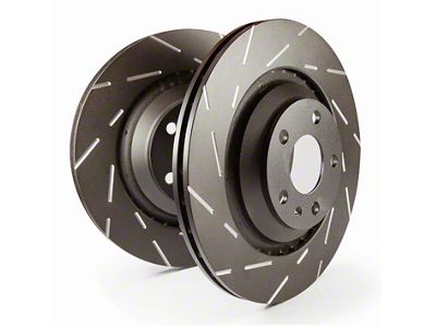 EBC Brakes USR Series Sport Slotted 5-Lug Rotors; Front Pair (97-99 2WD F-150 w/ 4-Wheel ABS, Excluding Lightning)