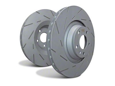 EBC Brakes USR Series Sport Slotted 7-Lug Rotors; Front Pair (Late 00-03 2WD F-150 w/ 4-Wheel ABS, Excluding Lightning)