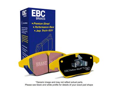 EBC Brakes Yellowstuff Racing Aramid Fiber Brake Pads; Rear Pair (12-14 F-150; 15-20 F-150 w/ Manual Parking Brake)