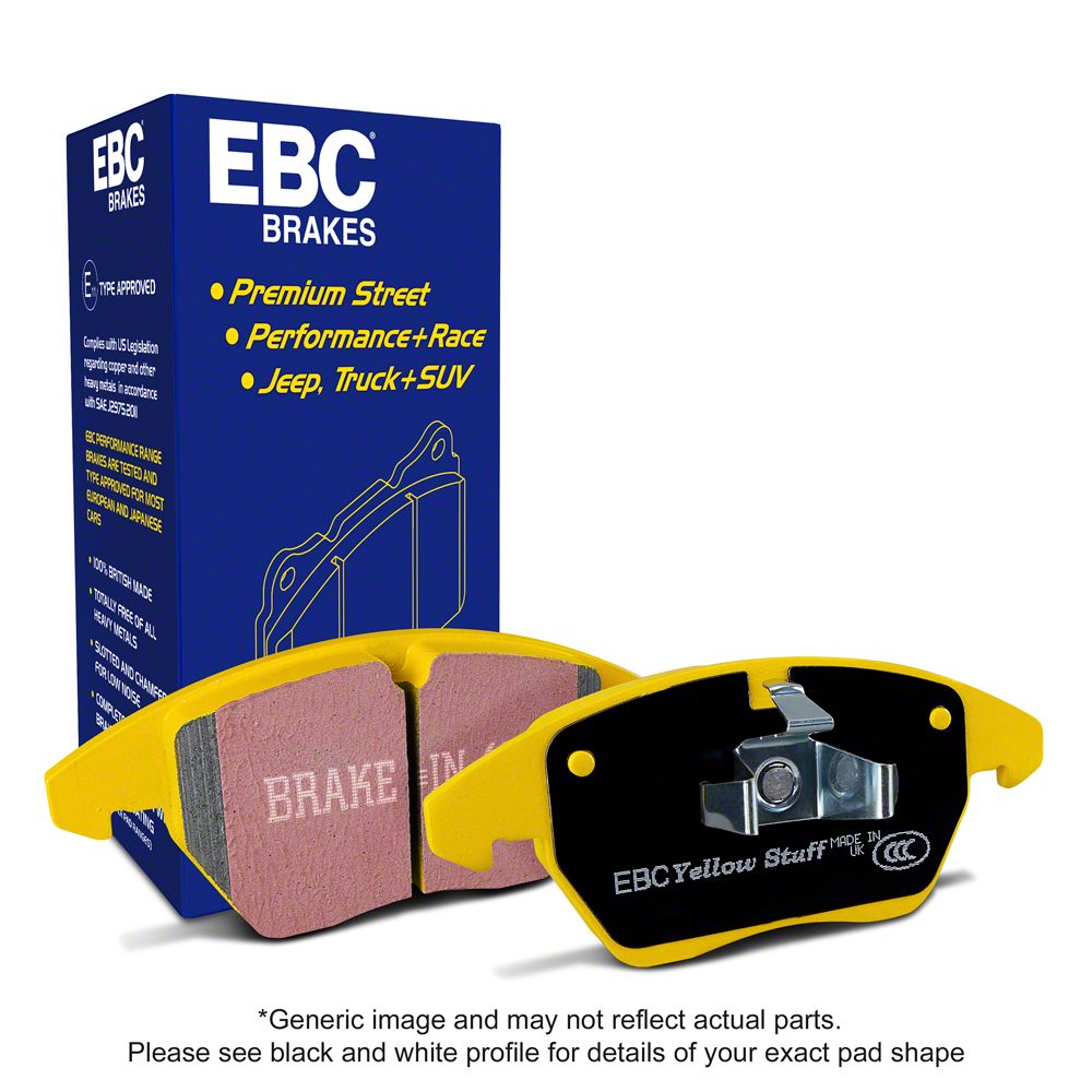 EBC Brakes Yellowstuff Racing Aramid Fiber Brake Pads; Front Pair (21-24 F-150)