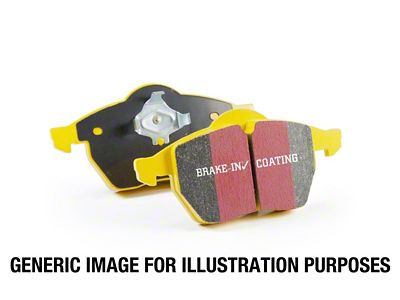 EBC Brakes Yellowstuff Racing Aramid Fiber Brake Pads; Front Pair (22-26 Maverick)