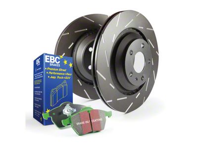 EBC Brakes Stage 2 Greenstuff 6000 6-Lug Brake Rotor and Pad Kit; Rear (19-24 RAM 1500)