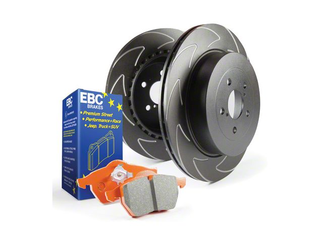 EBC Brakes Stage 7 Orangestuff 6-Lug Brake Rotor and Pad Kit; Front (19-24 RAM 1500)