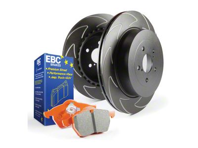 EBC Brakes Stage 7 Orangestuff 6-Lug Brake Rotor and Pad Kit; Rear (19-23 RAM 1500)
