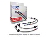 EBC Brakes Stainless Braided Brake Lines; Front and Rear (03-05 4WD RAM 1500)