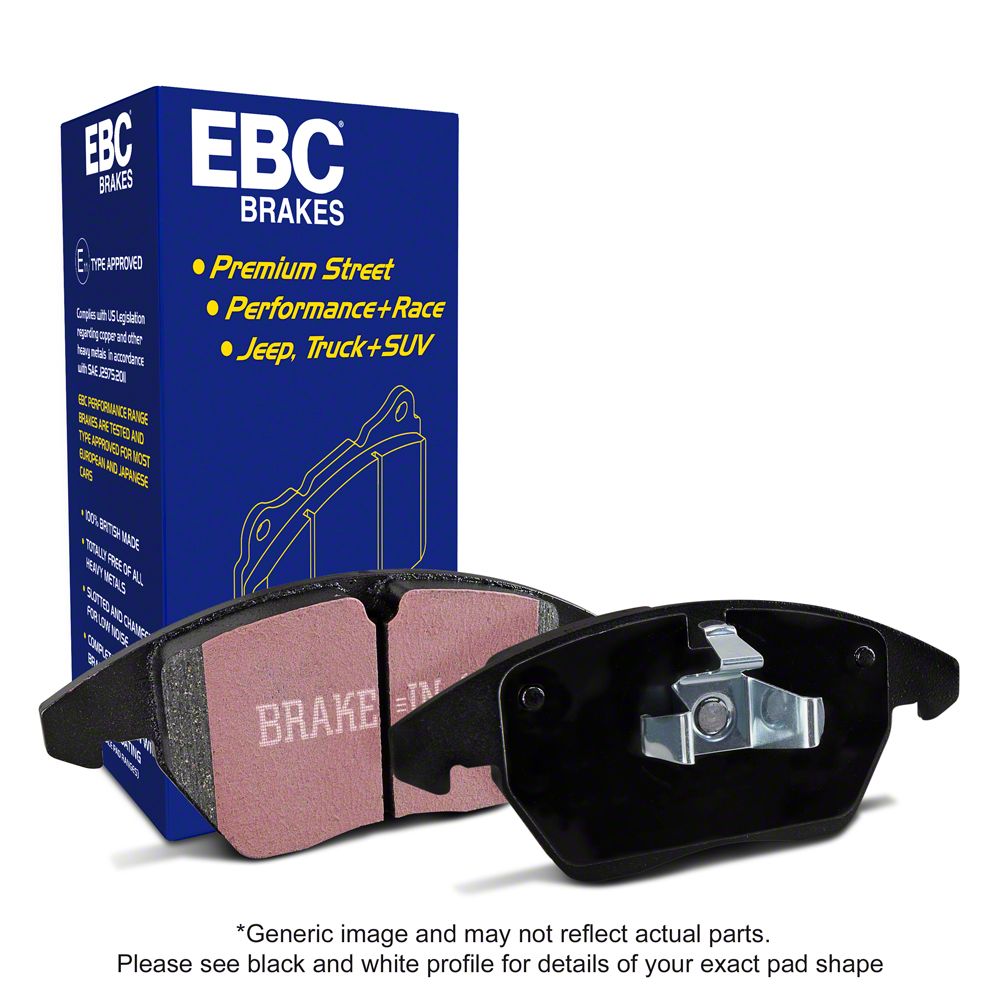 EBC Brakes RAM 1500 Ultimax OEM Plus Organic Brake Pads; Rear Pair
