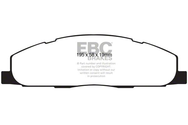 EBC Brakes RAM 2500 Stage 20 Ultimax 8Lug Brake Rotor and Pad Kit