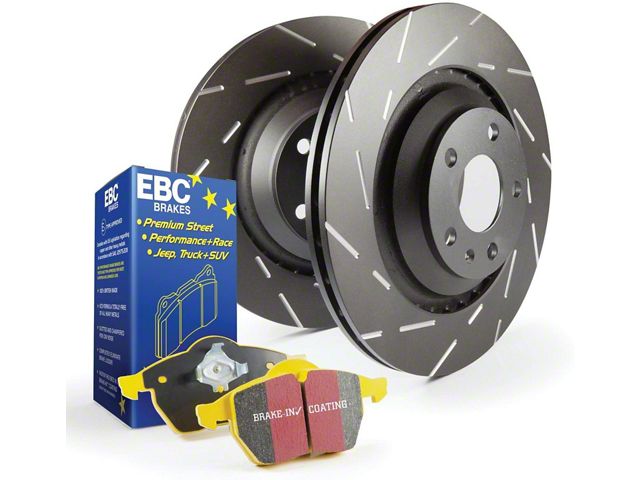 EBC Brakes Stage 9 Yellowstuff 6-Lug Brake Rotor and Pad Kit; Front (07-18 Sierra 1500)
