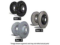 EBC Brakes USR Series Sport Slotted 6-Lug Rotors; Front Pair (05-06 Sierra 1500 w/ Rear Drum Brakes; 07-18 Sierra 1500)