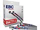EBC Brakes Stainless Braided Brake Lines; Front and Rear; 2-Inch Extension (08-13 Silverado 1500 w/ Rear Drum Brakes & Active Fuel Management)