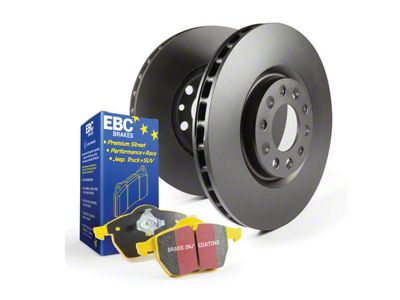 EBC Brakes Stage 13 Yellowstuff 6-Lug Brake Rotor and Pad Kit; Front (21-24 Tahoe, Excluding Police)