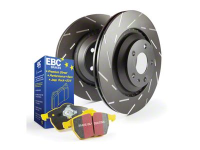EBC Brakes Stage 9 Yellowstuff 6-Lug Brake Rotor and Pad Kit; Front (21-23 Tahoe, Excluding Police)