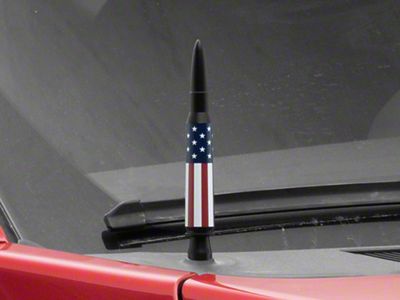 EcoAuto Bullet Antenna; American Flag (99-24 F-150)