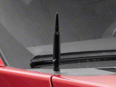 EcoAuto Bullet Antenna; Matte Black (99-24 F-150)