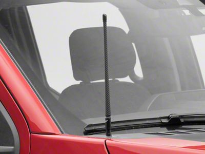 Flexible Replacement Antenna; 12-Inch; Carbon Fiber (97-25 F-150)