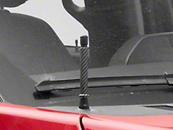 EcoAuto Flexible Replacement Antenna; 5-Inch; Carbon Fiber (97-24 F-150)