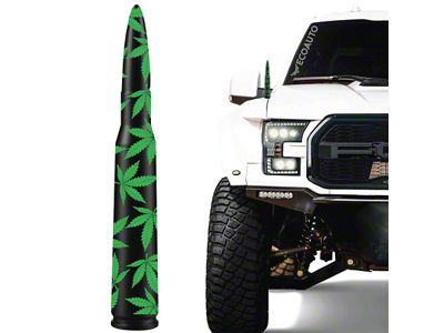 EcoAuto Bullet Antenna; Weed Leaves (11-24 F-250 Super Duty)