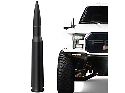 EcoAuto Bullet Antenna; Matte Black (11-24 F-350 Super Duty)