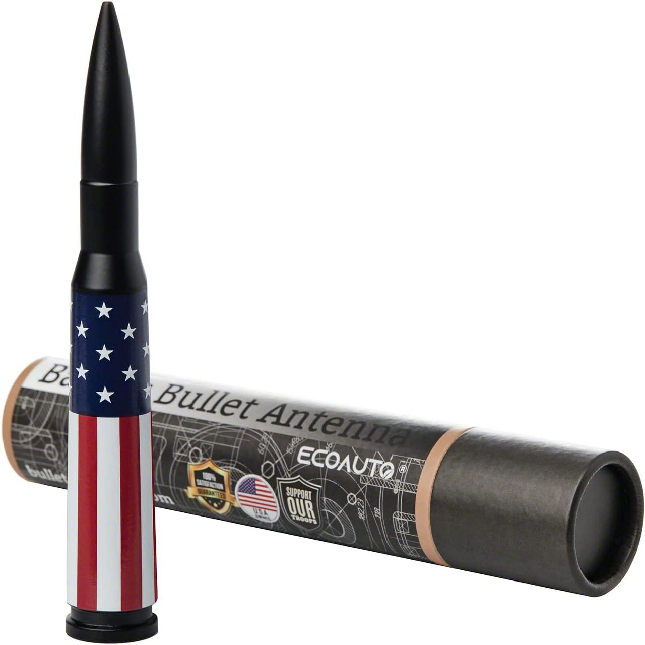 Sierra 2500 Easylock Bullet Antenna; American Flag (07-26 Sierra