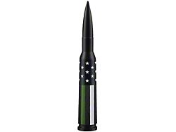 Bullet Antenna; American Flag Green Line (02-18 RAM 1500)