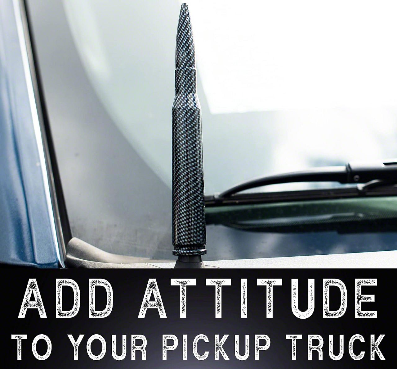 Hotsale*2020 CNC Aluminum Stubby Bullet Antenna For Dodge RAM 1500/2500/3500 2010-2019